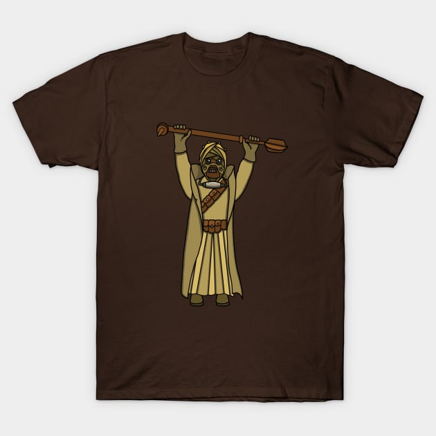 Sand Warrior T-Shirt by NikInked